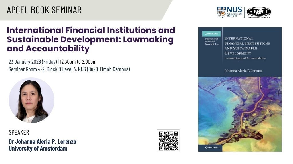 [APCEL Book Seminar] International Financial Institutions and ...